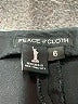 Peace of Cloth Solid Black Active Pants Size 6 - photo 7