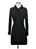 Topshop 100% Polyester Solid Black Casual Dress Size 2 - photo 1