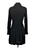 Topshop 100% Polyester Solid Black Casual Dress Size 2 - photo 2