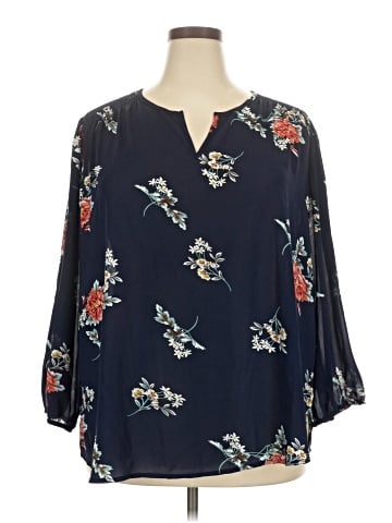 Fun2Fun 3/4 Sleeve Blouse (view 1)