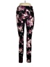 Terra & Sky Floral Black Yoga Pants Size 0X - photo 1