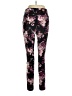 Terra & Sky Floral Black Yoga Pants Size 0X - photo 2