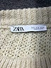 Zara Solid Ivory Turtleneck Sweater Size S - photo 7