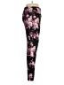 Terra & Sky Floral Black Yoga Pants Size 0X - photo 4
