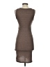 Leith Solid Brown Casual Dress Size XS - photo 2