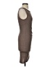 Leith Solid Brown Casual Dress Size XS - photo 4