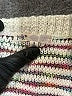 Jolt 100% Acrylic Color Block White Pullover Sweater Size S - photo 7
