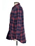 Free Press Plaid Red Long Sleeve Button-Down Shirt Size L - photo 5