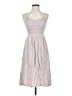 Hem & Thread 100% Rayon Silver Cocktail Dress Size S - photo 1