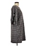 Reference Point Tweed Gray Casual Dress Size L - photo 4