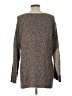 Amber Sun Chevron-herringbone Brown Pullover Sweater Size L - photo 2