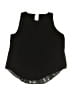 Ann Taylor 100% Polyester Black Sleeveless Blouse Size XS - photo 2