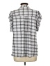 Ember 100% Polyester Gray Short Sleeve Blouse Size L - photo 2