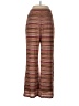Gemma + Jane Stripes Brown Casual Pants Size L - photo 2