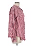 Lovers + Friends Stripes Red Long Sleeve Button-Down Shirt Size M - photo 4