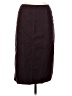 Proenza Schouler Solid Burgundy Wool Skirt Size 6 - photo 1