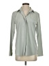 Athleta Stripes Gray Long Sleeve Blouse Size XS - photo 1
