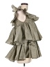 Tome 100% Polyester Green Sleeveless Blouse Size M - photo 4