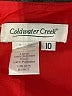 Coldwater Creek 100% Polyester Solid Red Casual Dress Size 10 - photo 7