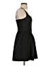 Francesca's 100% Polyester Solid Black Casual Dress Size S - photo 4