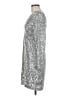 Express Metallic Silver Cocktail Dress Size M - photo 5