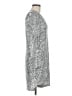 Express Metallic Silver Cocktail Dress Size M - photo 4