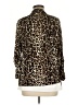 Ellen Tracy Leopard Print Brown Long Sleeve T-Shirt Size L - photo 2