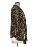 Ellen Tracy Leopard Print Brown Long Sleeve T-Shirt Size L - photo 4