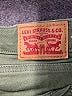 Levi's 100% Cotton Green Jeans Size 27 waist - photo 7