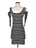 Bebe Stripes Black Casual Dress Size S - photo 1
