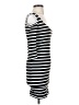 Bebe Stripes Black Casual Dress Size S - photo 4