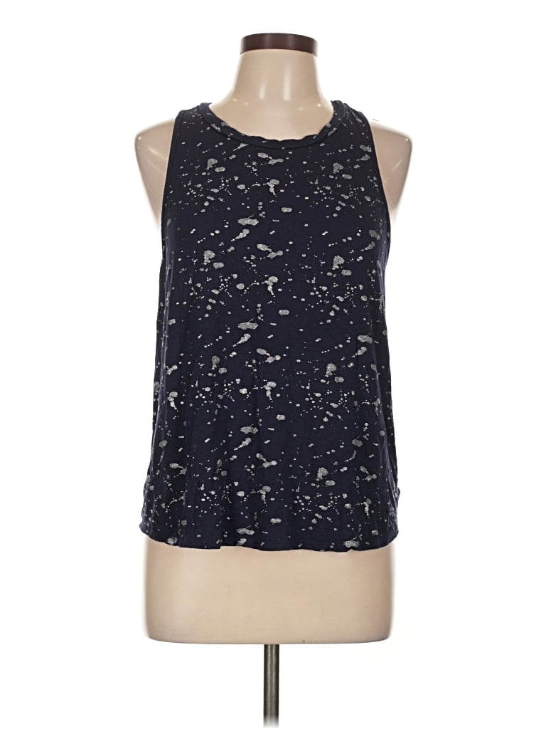 Pre-owned Terez Tank Top Blue Halter Neckline Tops