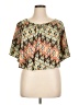 Assorted Brands Orange Short Sleeve Blouse Size M - photo 1