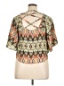 Assorted Brands Orange Short Sleeve Blouse Size M - photo 2
