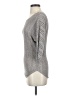 Express 100% Rayon Metallic Silver Pullover Sweater Size S - photo 5