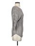 Express 100% Rayon Metallic Silver Pullover Sweater Size S - photo 4