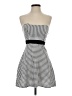 Bongo Houndstooth White Cocktail Dress Size S - photo 1