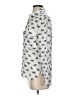 Max Jeans 100% Rayon Print Ivory Long Sleeve Blouse Size S - photo 5