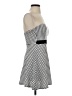 Bongo Houndstooth White Cocktail Dress Size S - photo 4