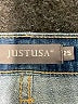 Just USA Blue Denim Shorts Size 25 waist - photo 3