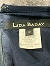 Lida Baday 100% Silk Solid Black Silk Skirt Size 12 - photo 3
