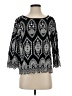 Gap 100% Cotton Black 3/4 Sleeve Top Size S - photo 1