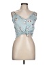 Unbranded Blue Sleeveless Blouse Size L (estimated) - photo 1