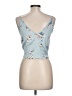 Unbranded Blue Sleeveless Blouse Size L (estimated) - photo 2