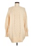 Unbranded 100% Acrylic Ivory Turtleneck Sweater Size M - photo 1