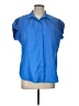 Unbranded Blue Short Sleeve Blouse Size L (estimated) - photo 1