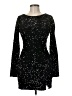 Crystal Sky Stars Black Cocktail Dress Size M - photo 1