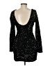 Crystal Sky Stars Black Cocktail Dress Size M - photo 2
