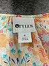 Stylus 100% Rayon Orange 3/4 Sleeve Blouse Size S - photo 7