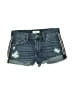 JBD 100% Cotton Stripes Blue Denim Shorts Size S - photo 1